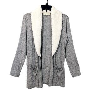 Sinuous Cardigan Size Small Gray Long Sleeve Open Front